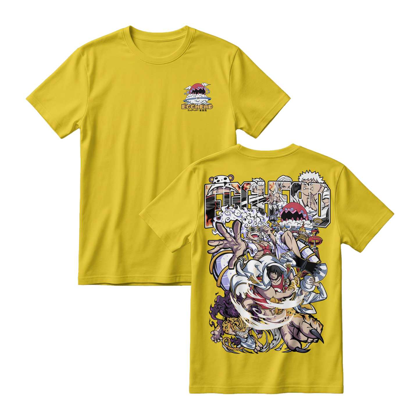 Anime One Piece Egghead Arc Short Sleeve Tee - RZM013