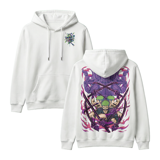 Anime One Piece Roronoa Zoro Pullover Hoodie - RZM004