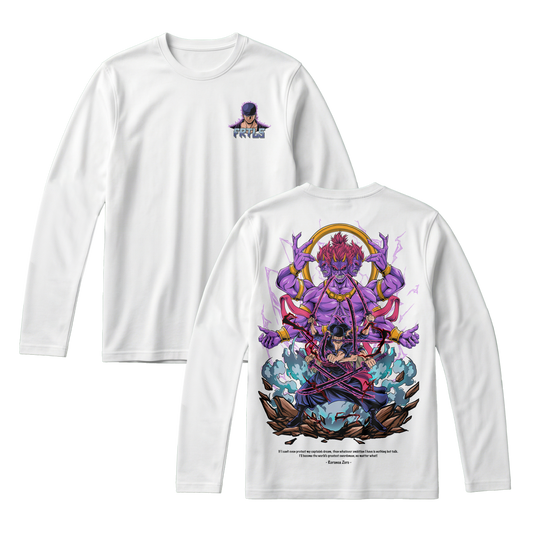 Anime One Piece Roronoa Zoro Long Sleeve Tee - RZM002