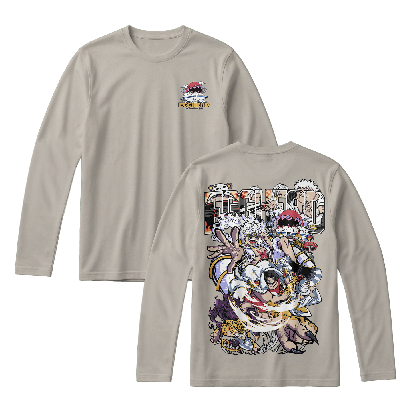 Anime One Piece Egghead Arc Long Sleeve Tee - RZM013