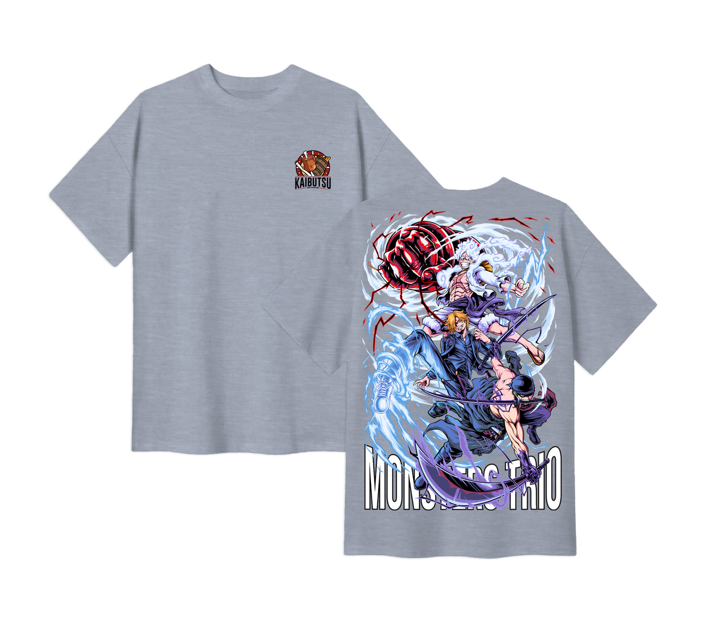 Anime One Piece Monster Trio Short Sleeve Tee - RZM009 - Misty 71