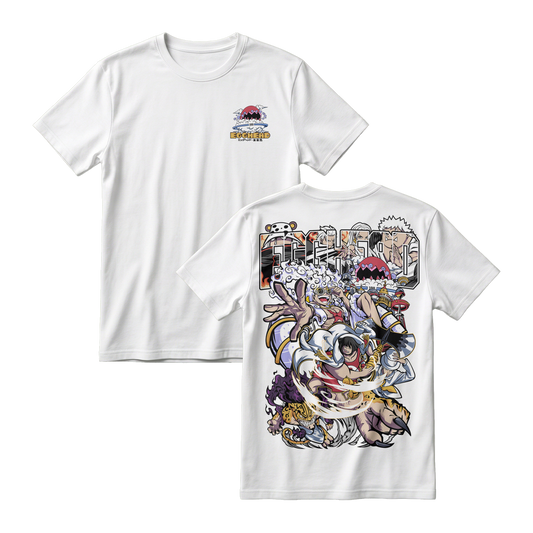 Anime One Piece Egghead Arc Short Sleeve Tee - RZM013