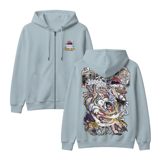 Anime One Piece Egghead Arc Zip-up Hoodie - RZM013